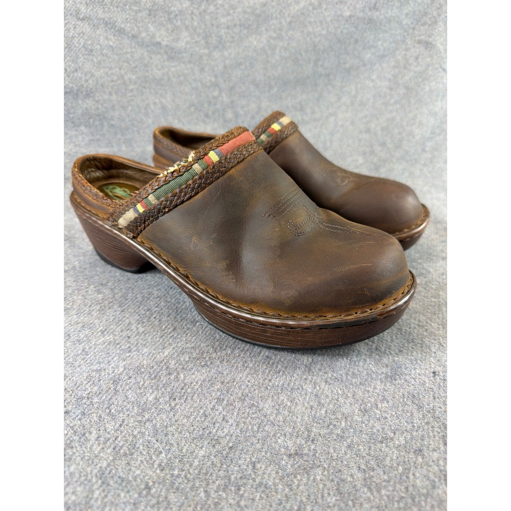 Durango‎ Dream Western Clogs Women 10 Brown Leather Embroidered RD3414 Mules